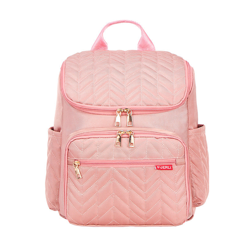 Schicke gesteppt Multi-Fach Rucksack Brehn