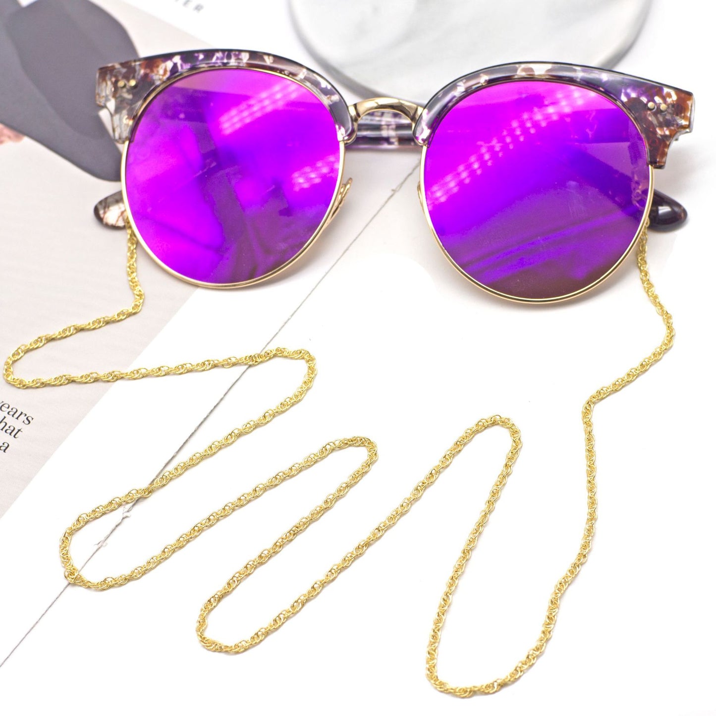 Chic dekorative Brille Kette Brehn