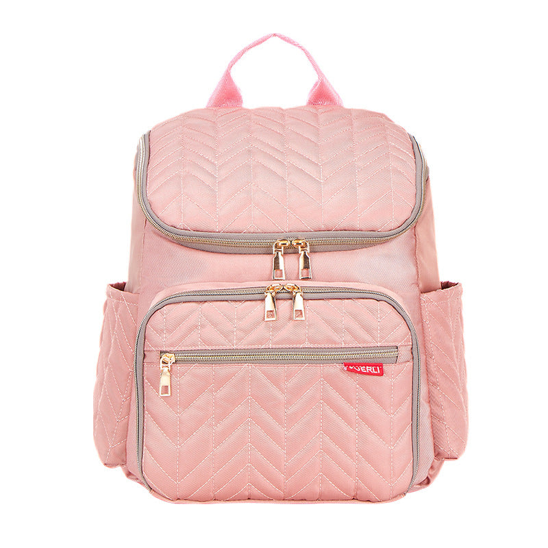Schicke gesteppt Multi-Fach Rucksack Brehn