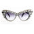 Damen Design-Sonnenbrille mit funkelndem Kristallbesatz Brehn