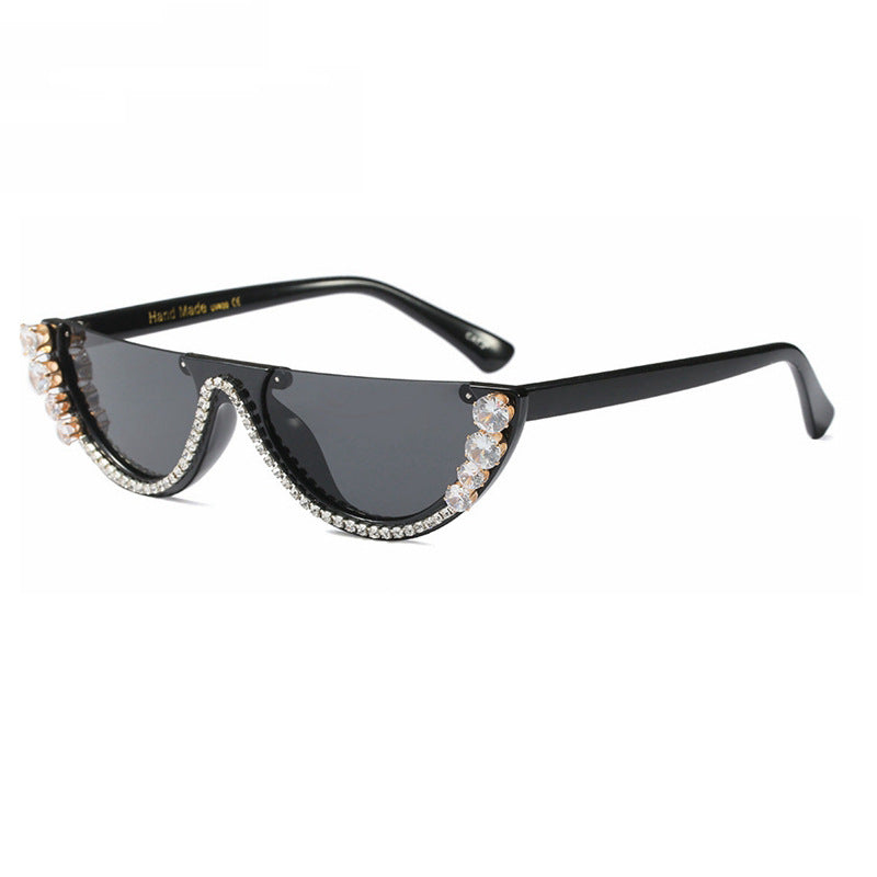 Damen Design-Sonnenbrille mit funkelnden Akzenten Brehn