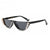 Damen Design-Sonnenbrille mit funkelnden Akzenten Brehn
