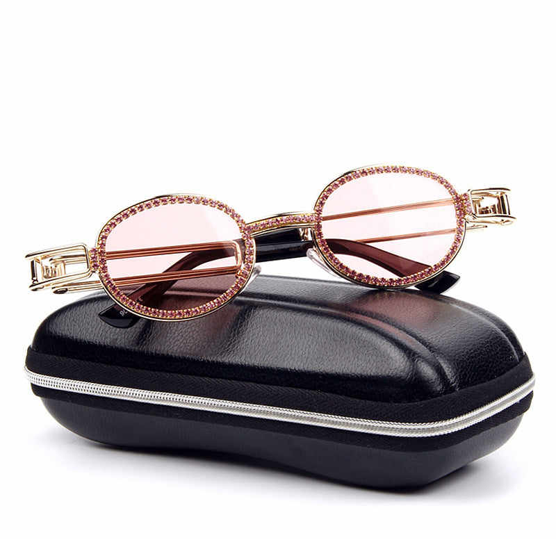 Damen feminine Designer-Sonnenbrille mit extravagantem Rahmen Brehn
