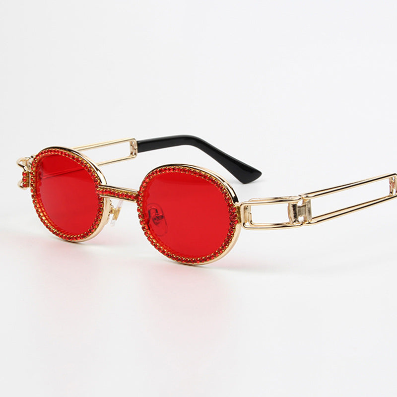 Damen feminine Designer-Sonnenbrille mit extravagantem Rahmen Brehn