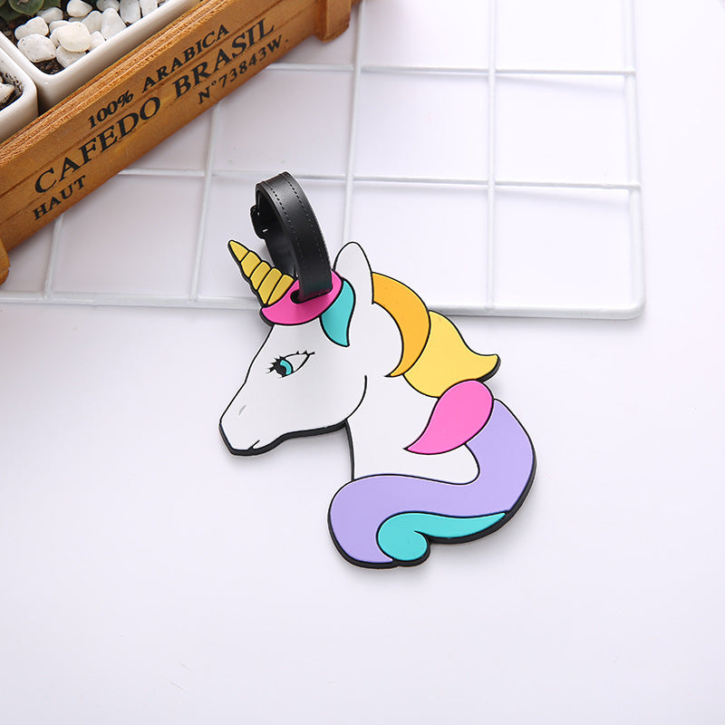 Unisex Einhorn-förmiger Gepäckidentifikator Brehn