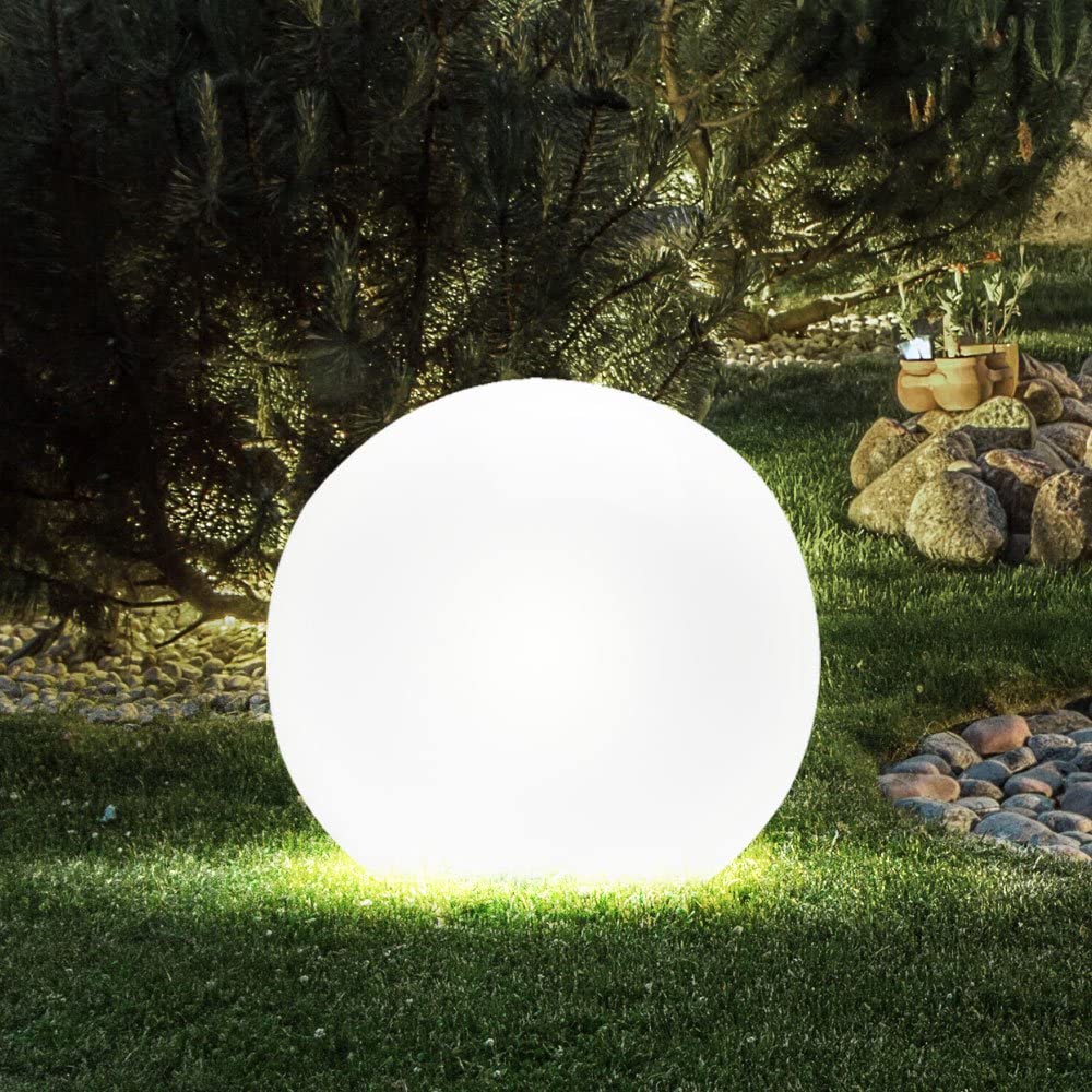 Mehrfarbige LED-Sphären-Gartenlampe mit Fernbedienung