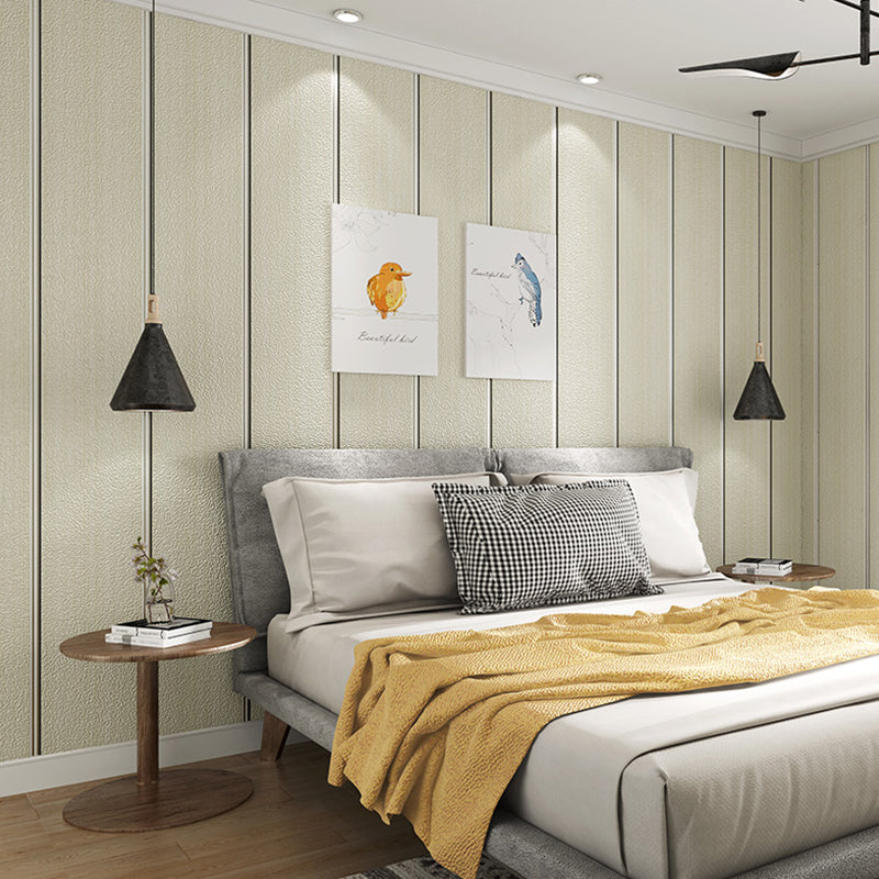 Brehn | Effen gestreepte behangrol Minimalistische gladde behang voor huisdecoratie