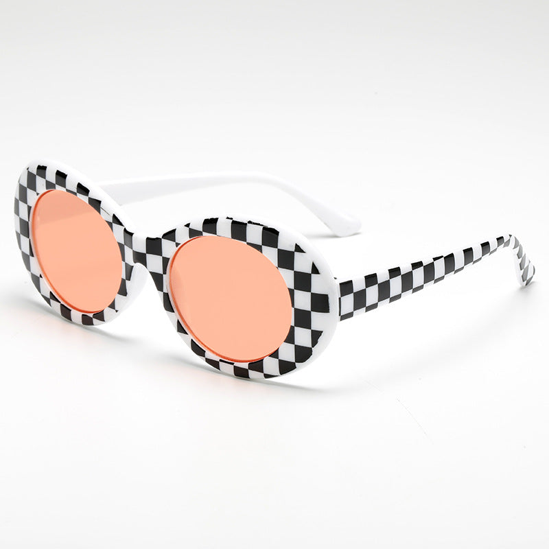 Damen modische ovaler Sonnenbrille Brehn