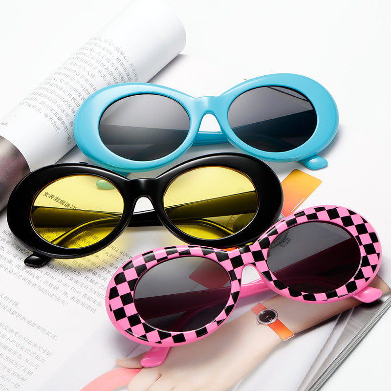 Damen modische ovaler Sonnenbrille Brehn