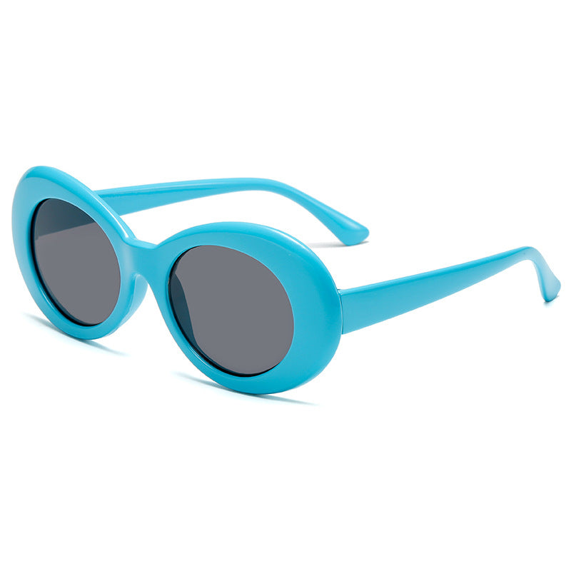 Damen modische ovaler Sonnenbrille Brehn