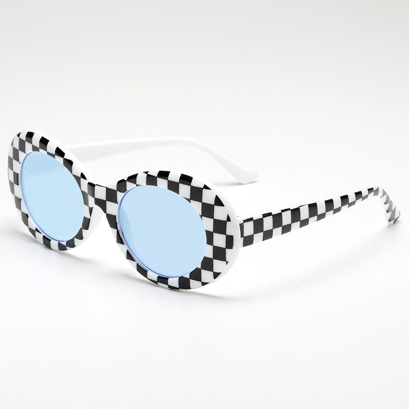 Damen modische ovaler Sonnenbrille Brehn
