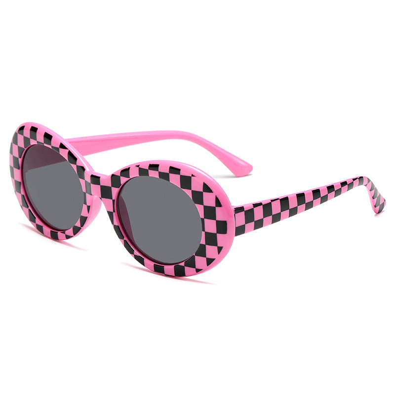Damen modische ovaler Sonnenbrille Brehn