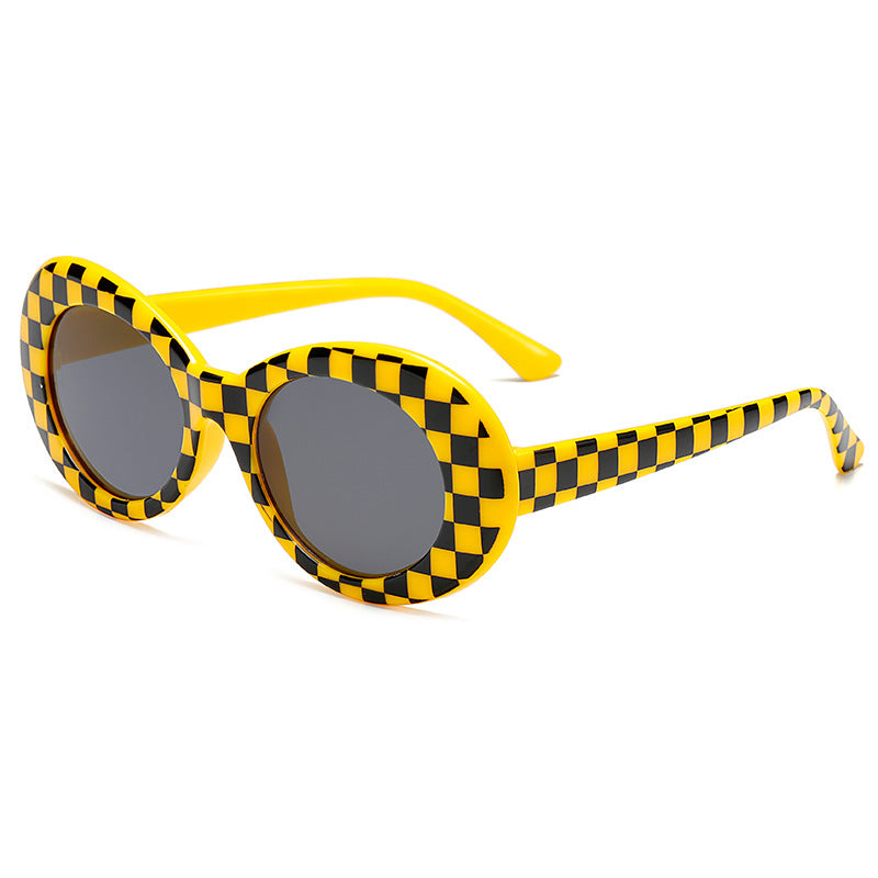Damen modische ovaler Sonnenbrille Brehn