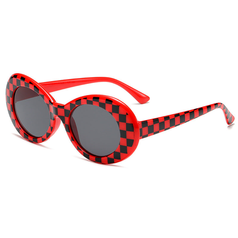 Damen modische ovaler Sonnenbrille Brehn