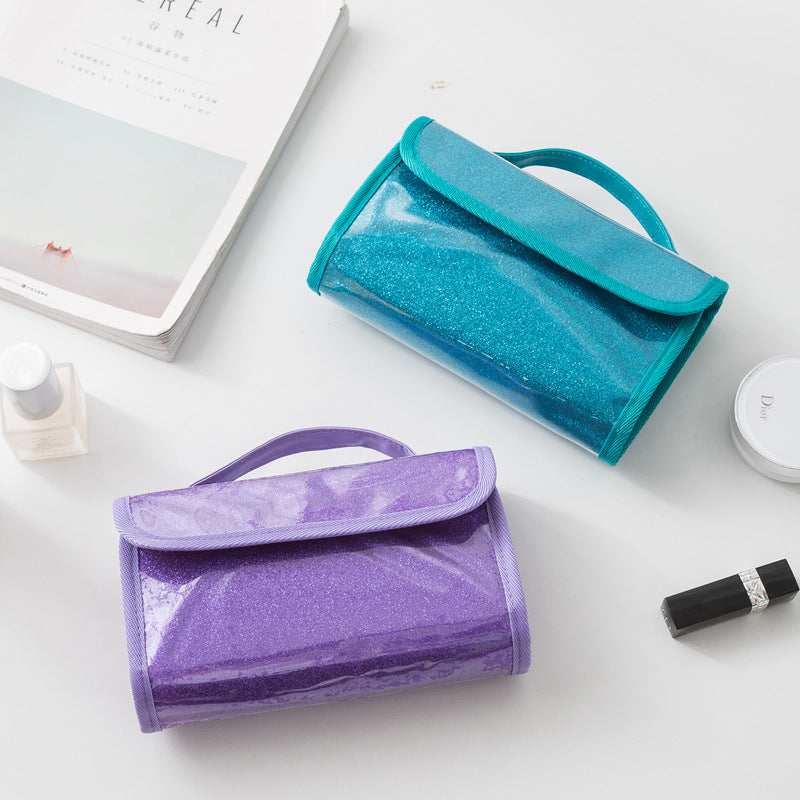 Glitzernder Reise-Make-up-Organizer Brehn