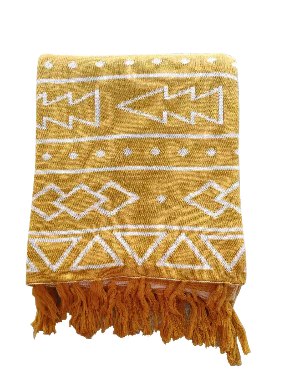 Damen Gemütliche Strickdecke mit modernen Mustern Brehn