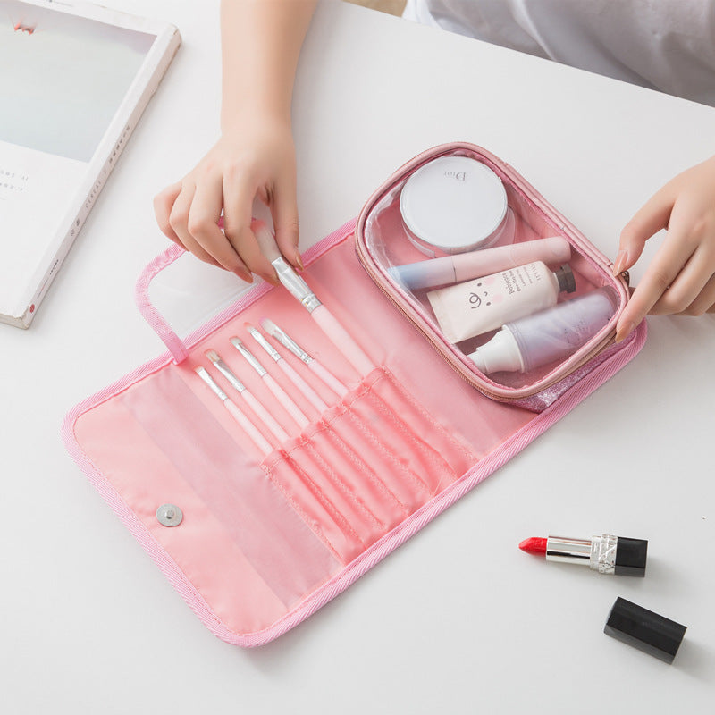 Glitzernder Reise-Make-up-Organizer Brehn