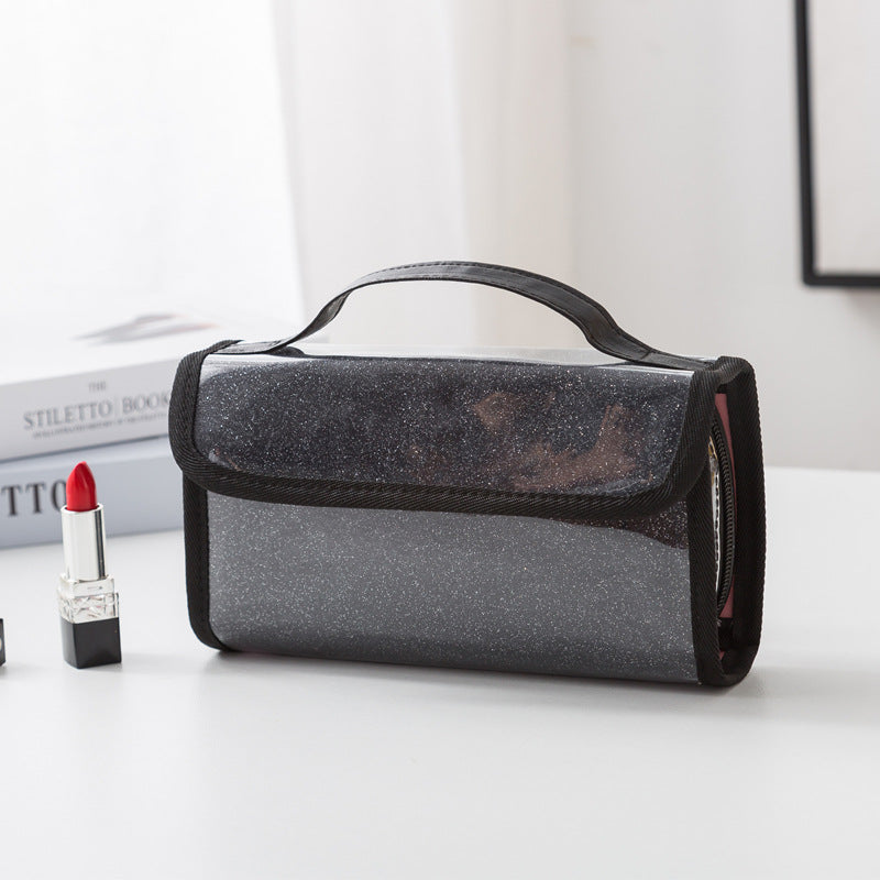 Glitzernder Reise-Make-up-Organizer Brehn
