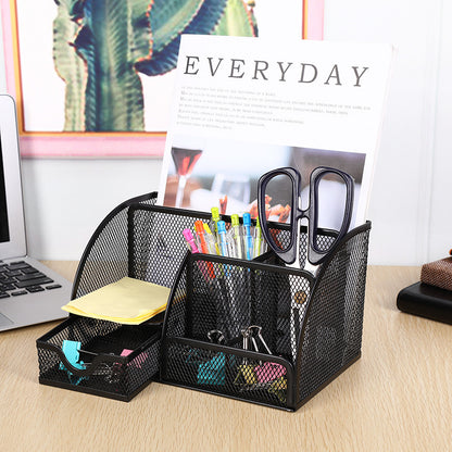 Multi-Compartment Mesh Schreibtisch Organizer Brehn