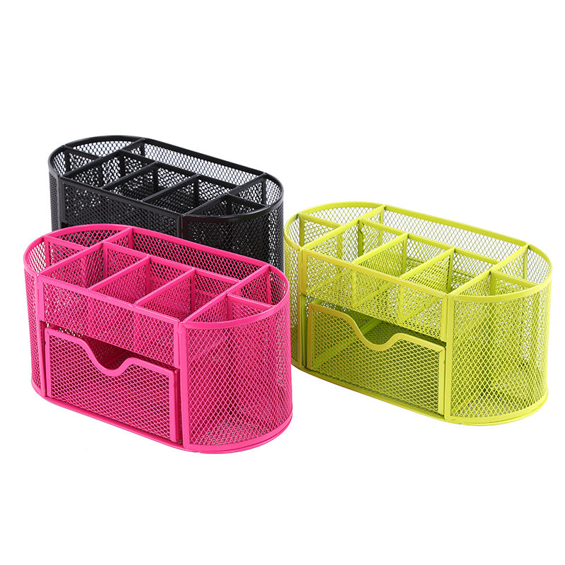 Mesh Schreibtischorganizer mit Schublade Brehn