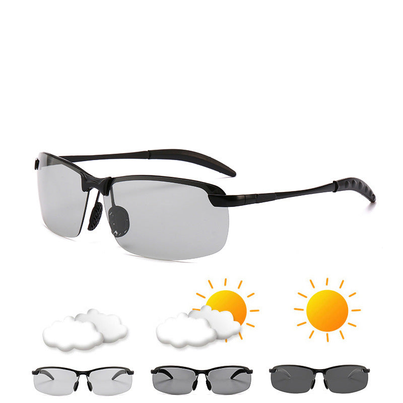 Herren Sportliche Sonnenbrille mit polarisierten Gläsern und flexiblem Rahmen Brehn