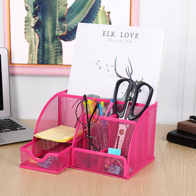 Multi-Compartment Mesh Schreibtisch Organizer Brehn