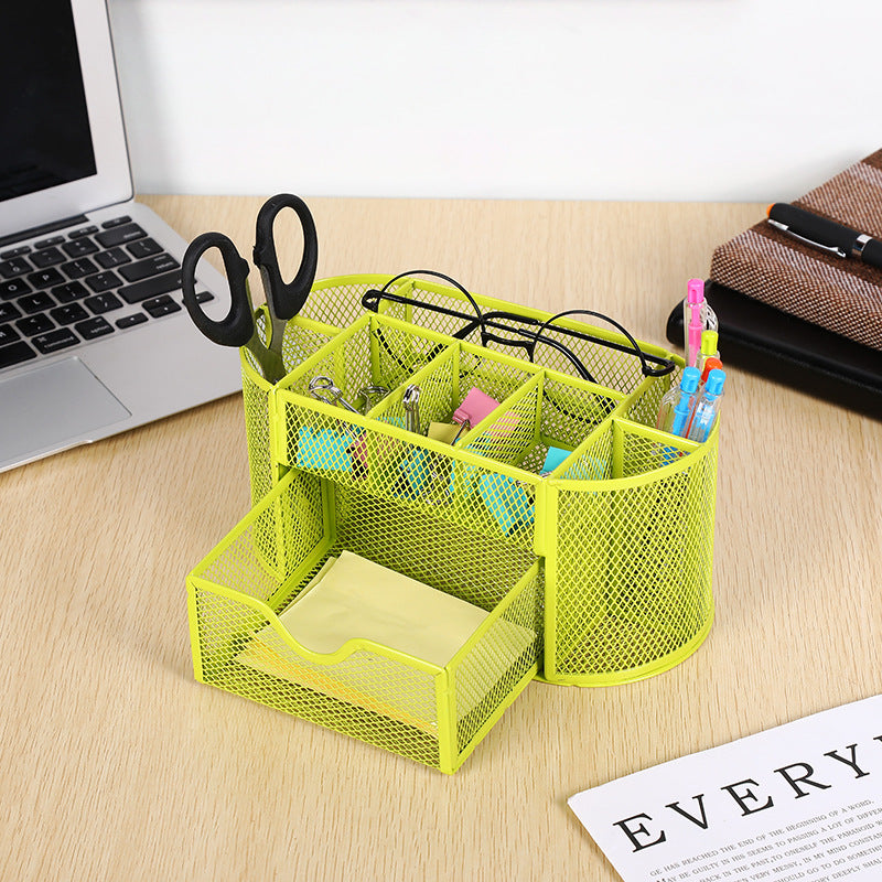 Mesh Schreibtischorganizer mit Schublade Brehn
