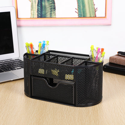 Mesh Schreibtischorganizer mit Schublade Brehn