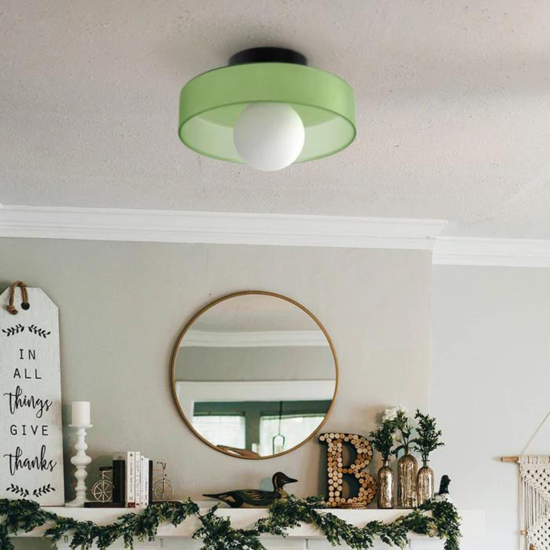 Runde Deckenlampe mit stilvoller Funktionalität - LumiSphere | Brehn