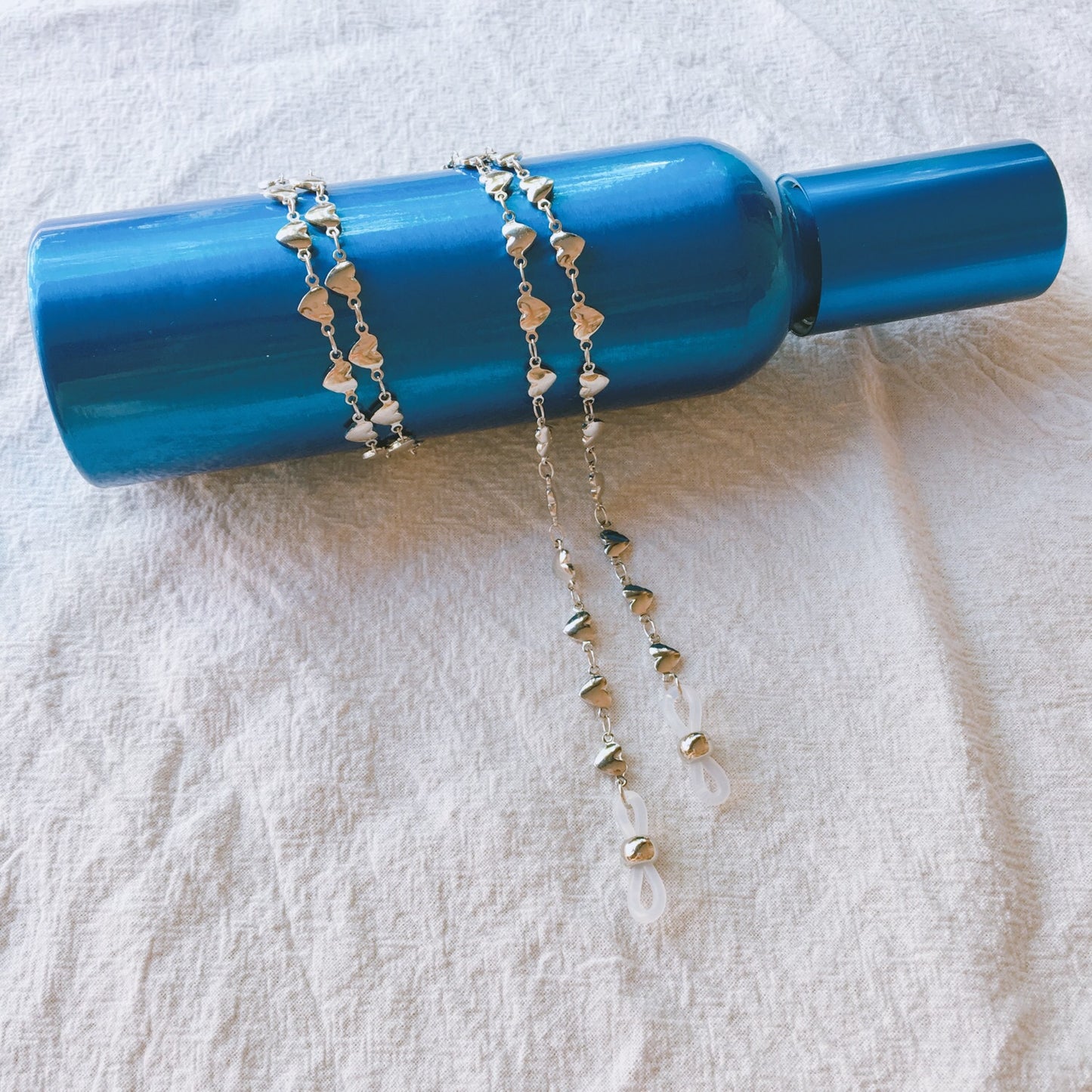 Feine Kette mit Herzen Brehn