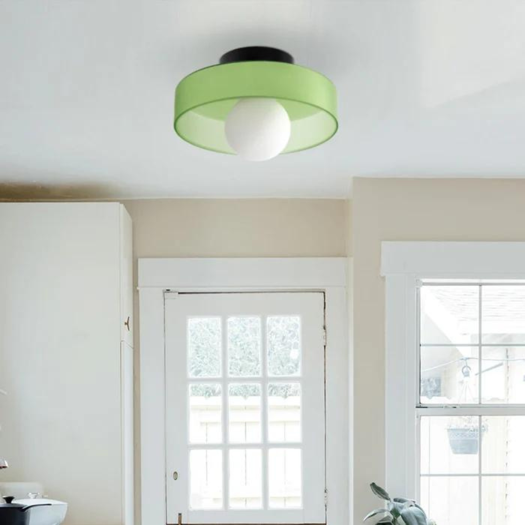 Runde Deckenlampe mit stilvoller Funktionalität - LumiSphere | Brehn