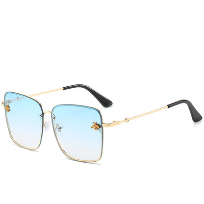 Luxus Übergroße Geometrische Rahmen Sonnenbrille Brehn