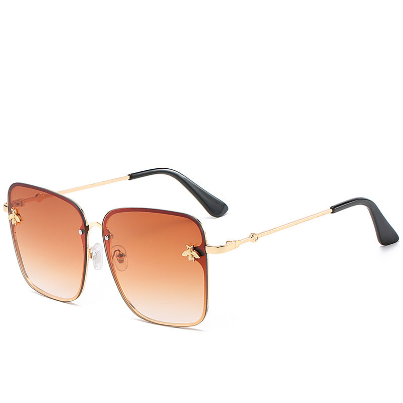 Luxus Übergroße Geometrische Rahmen Sonnenbrille Brehn