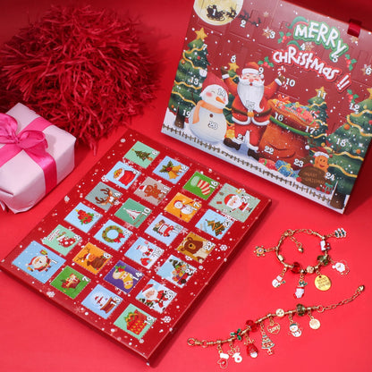 DIY Adventskalender mit Armbändern für Kinder