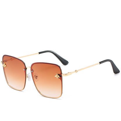Luxus Übergroße Geometrische Rahmen Sonnenbrille Brehn