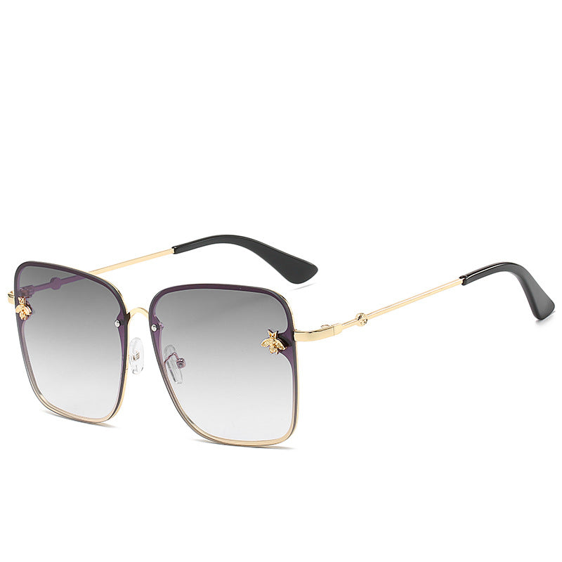 Luxus Übergroße Geometrische Rahmen Sonnenbrille Brehn