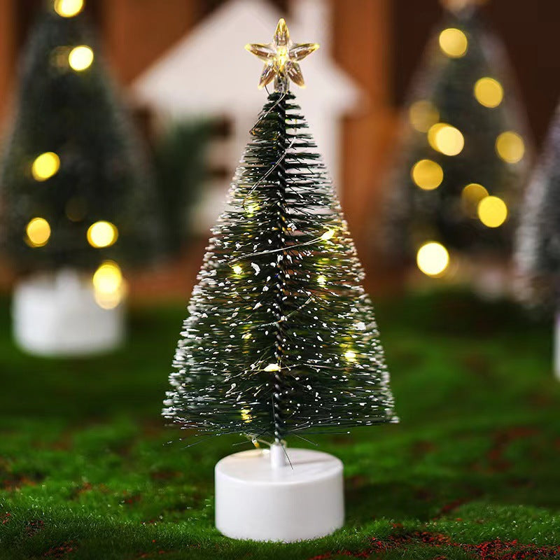 Mini-Weihnachtsbaum aus Kiefernnadeln, 17 cm