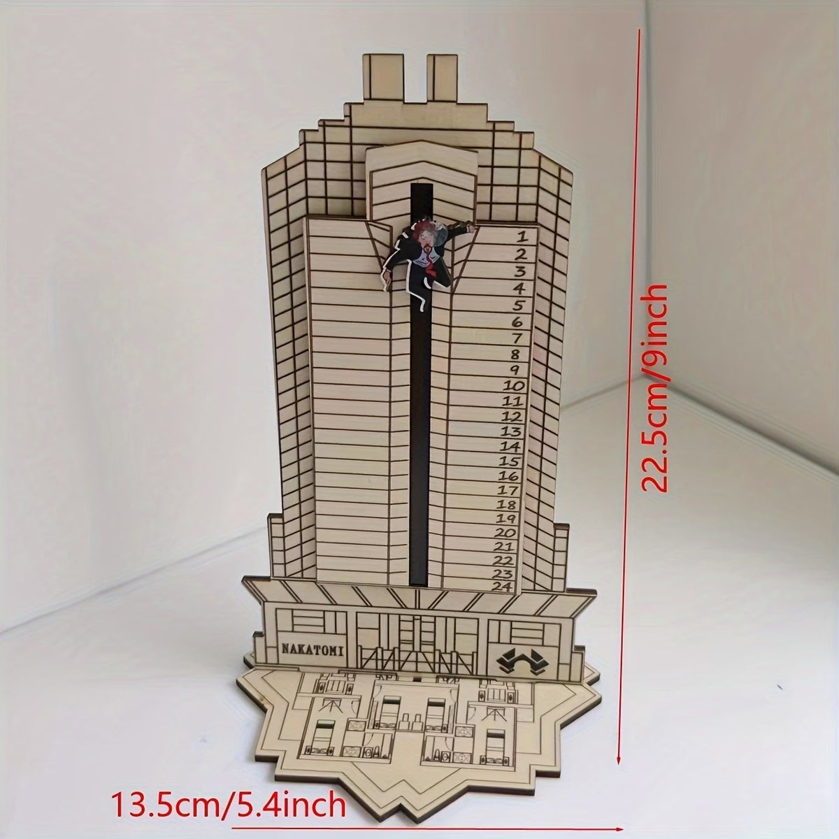 Dekorativer Holz-Adventskalender, europäischer Stil