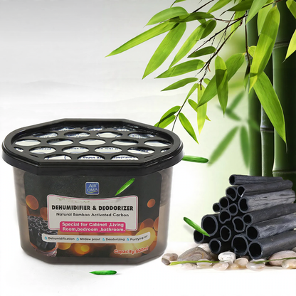 Entfeuchtungsbox mit Bambuskohle, 600 ml