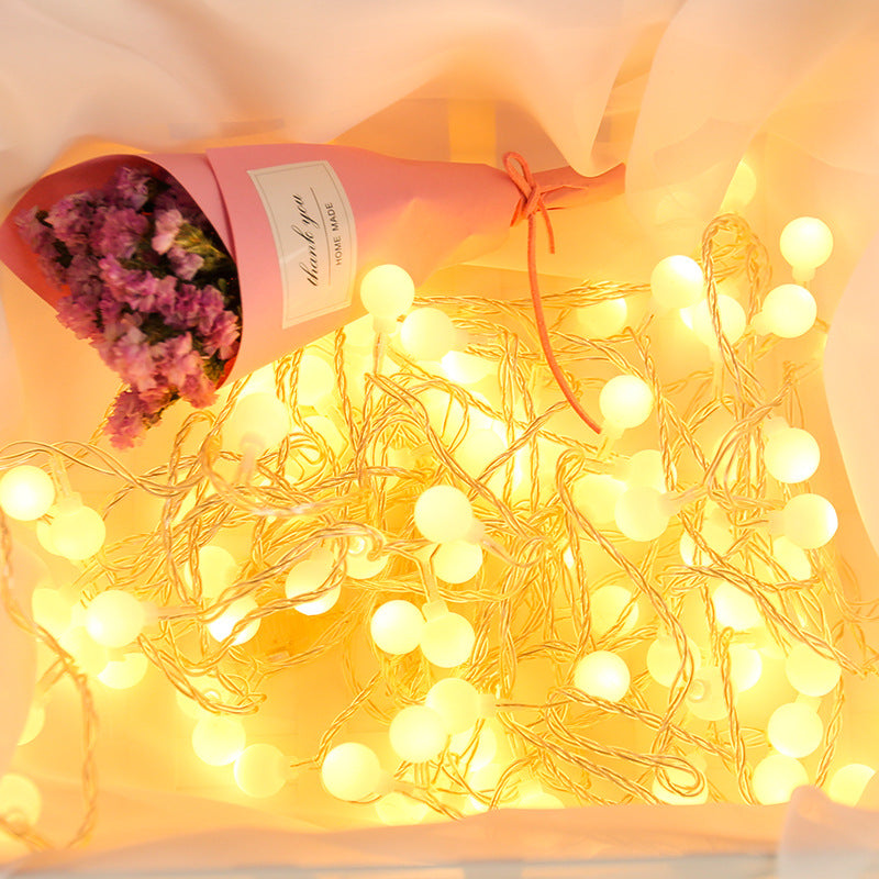 LED-Lichterkette mit Kugeln, Modell HS-1120