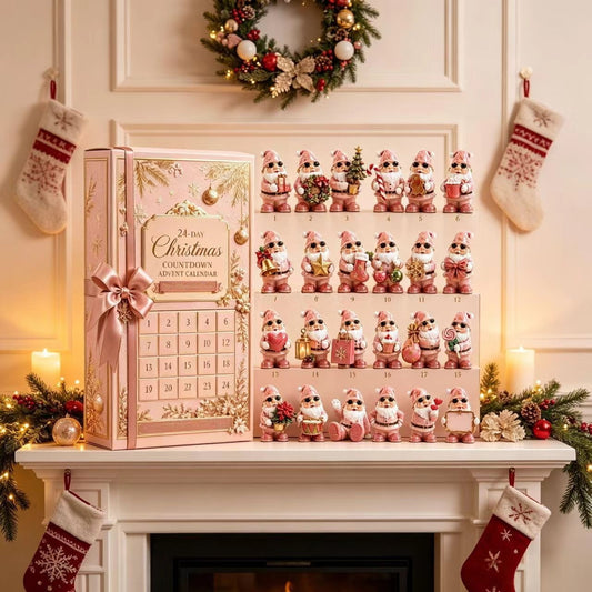 Wichtel-Adventskalender aus Acryl
