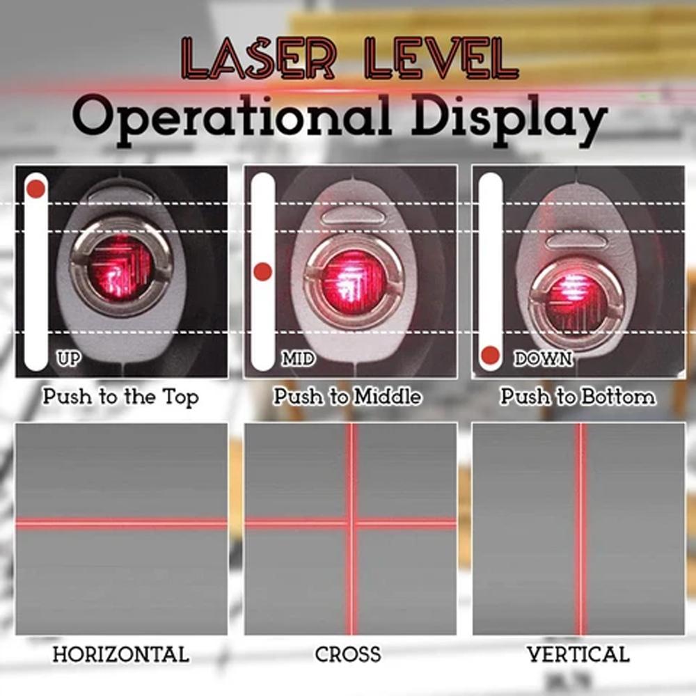 Brehn | Mehrzweck-Laserebene 4-in-1-Lasermesswerkzeug
