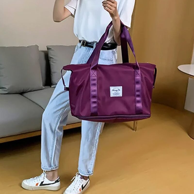 Doppellagige Reisetasche mit hoher Kapazität und Nasstrennung
