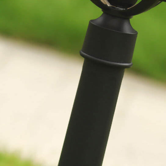 Industrielle Solar-Wasserdichte Druckguss-Aluminium-Glas 1-Licht Außenrasenlandschaftsbeleuchtung | Brehn