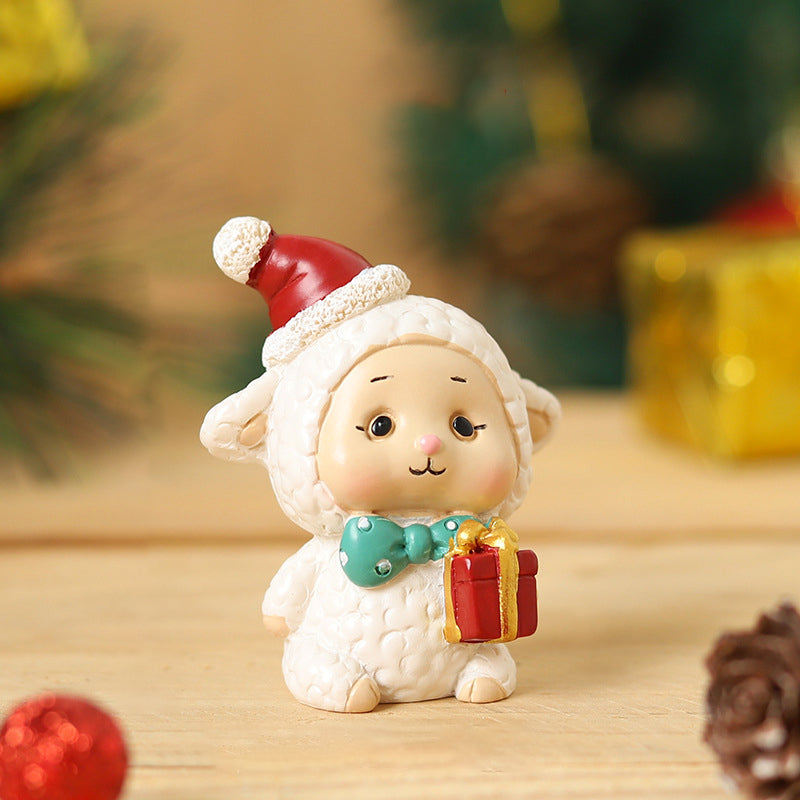 Brehn | Handgefertigte Tier-Weihnachtsmann-Ornamente