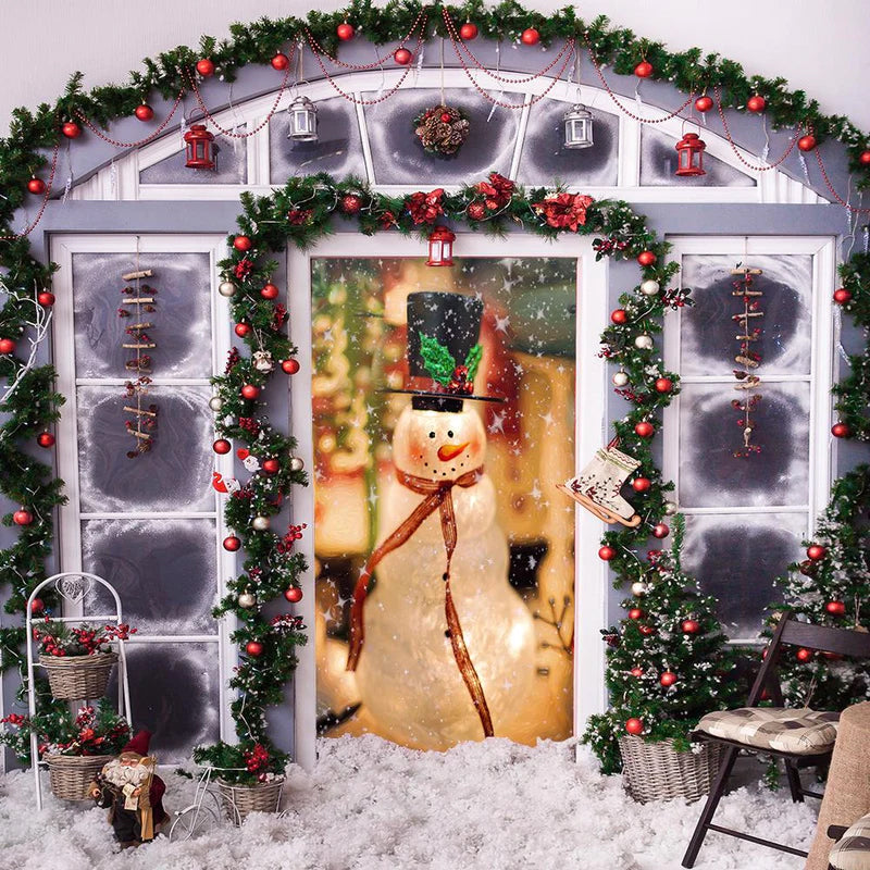 Brehn | Nightmare Before Christmas Außen dekorations Requisiten Weihnachts Elfen Tür Abdeckung