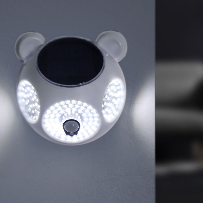 Solar Body Sensor Runde Form LED Terrasse Außen Wand Sconce Lampe | Brehn