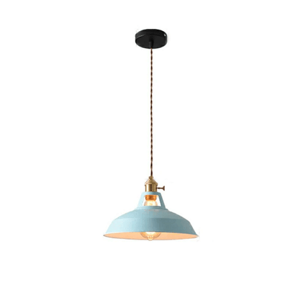 Brehn | Vintage Pastellpendelleuchte - Metallische Eleganz - Sanfte Atmosphäre