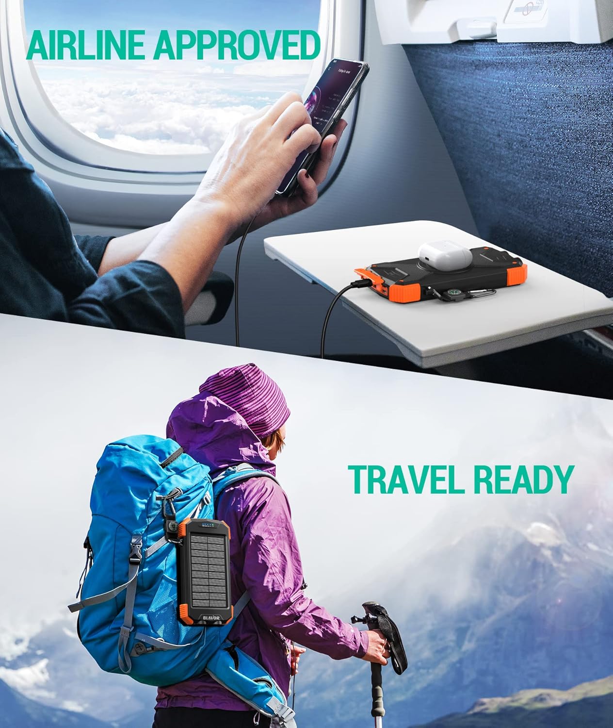 Rivanta Solar-Powerbank Notstrombank IPX4 | Brehn