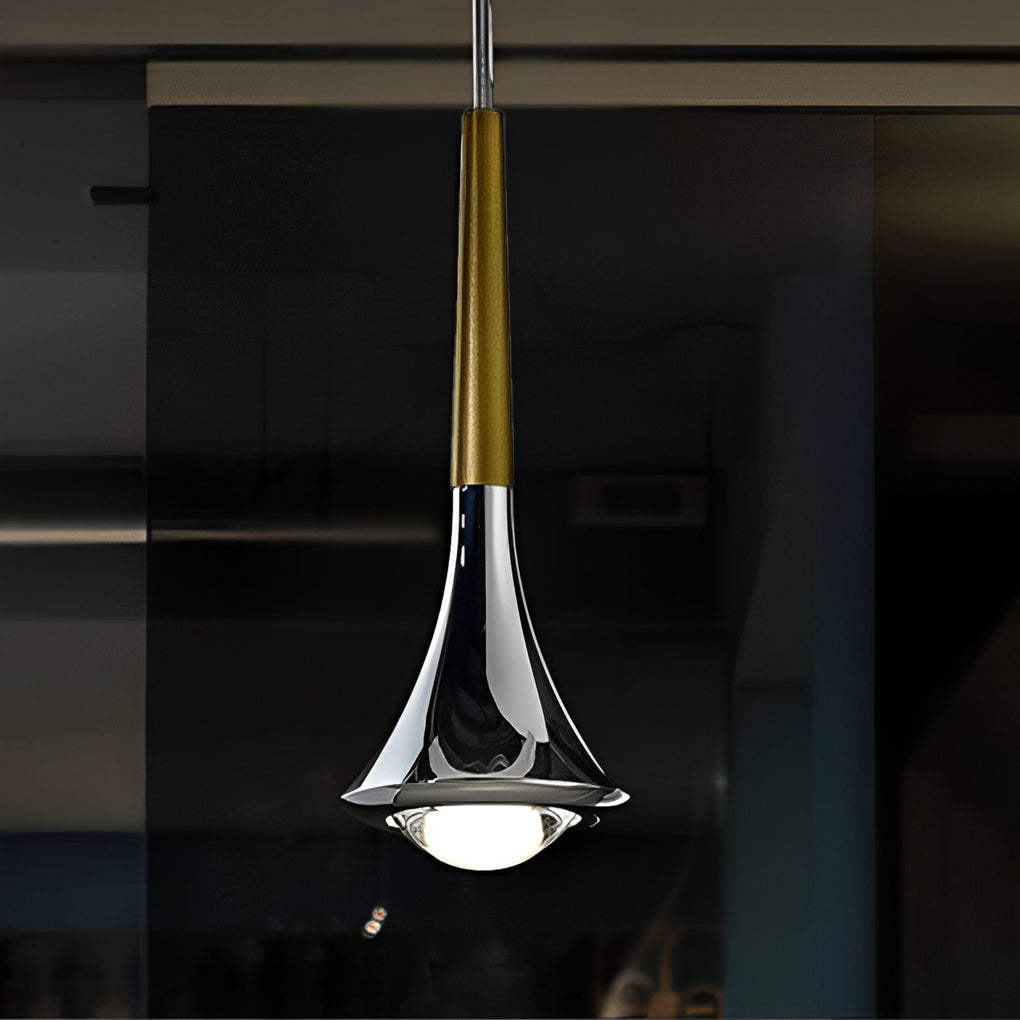 Moderne LED-Pendelleuchte in Tropfenform – Adjustae Metall-Kronleuchter für Wohnzimmer, Schlafzimmer und Esszimmer